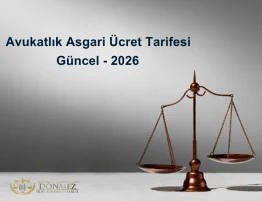 Avukatlık Asgari Ücret Tarifesi