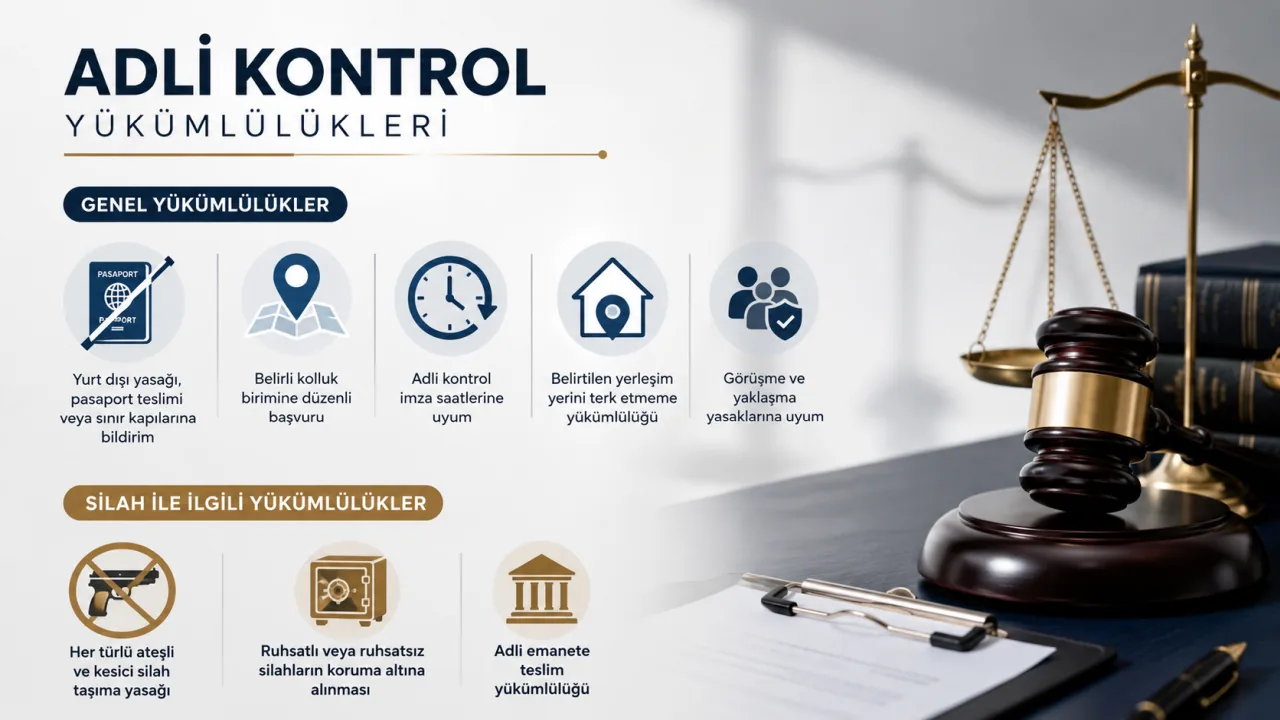 Adli Kontrol Yükümlülükleri